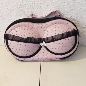 Trip bra case bag pink